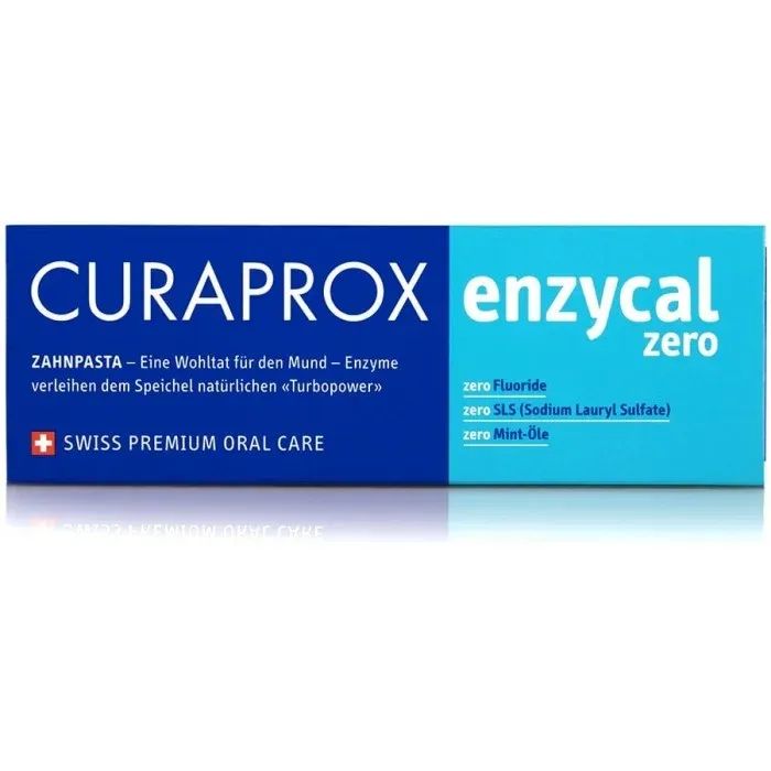 Зубная паста Curaprox Enzycal Zero Ферментная Без фтора 75 мл (7612412422849) изображение 3