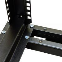 Стойка CMS 12U 19" глибина 750мм з кришою (UA-OFL1275-D-BK) зображення 8