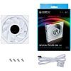 Кулер для корпуса Lian Li Reverse TL LCD 120-1, White Cooler (G99.12RTLLCD1W.00) изображение 6