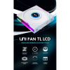 Кулер для корпуса Lian Li Reverse TL LCD 120-1, White Cooler (G99.12RTLLCD1W.00) изображение 7