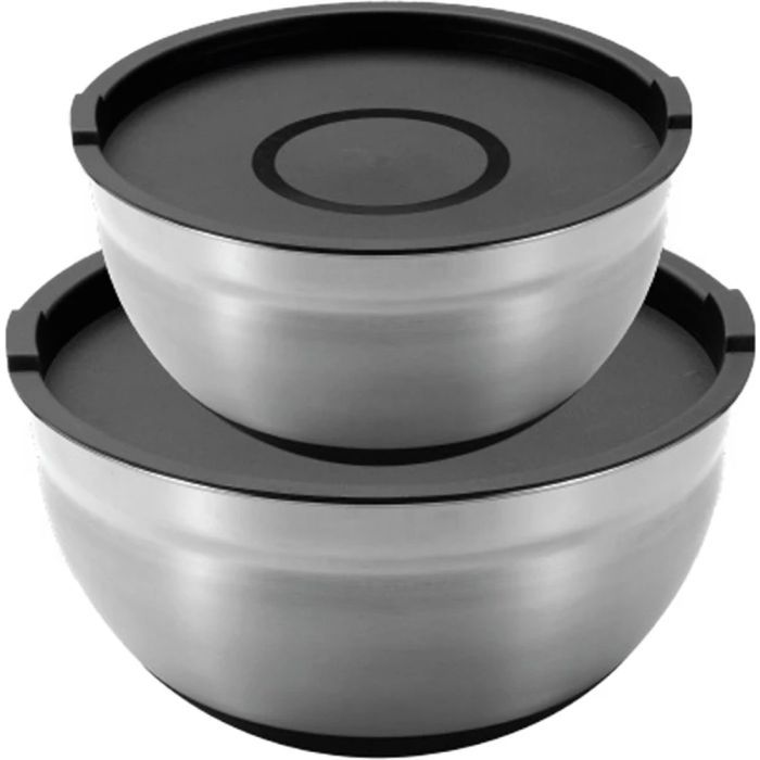 Миска MasterPro Foodies collection набір 2 шт з кришками 20/24 см (BGMP-1553)