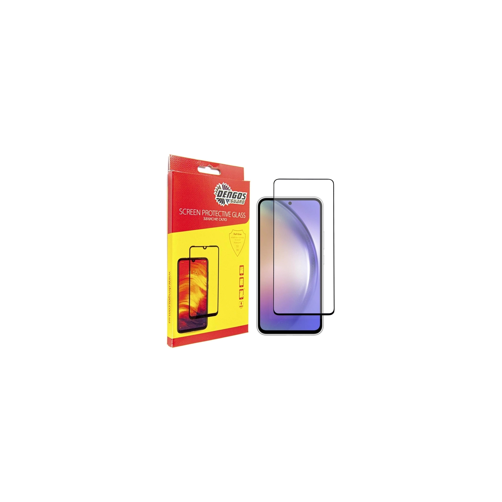 Чехол для мобильного телефона Dengos Kit for Samsung Galaxy A54 5G case + glass (Mint) (DG-KM-43) изображение 4