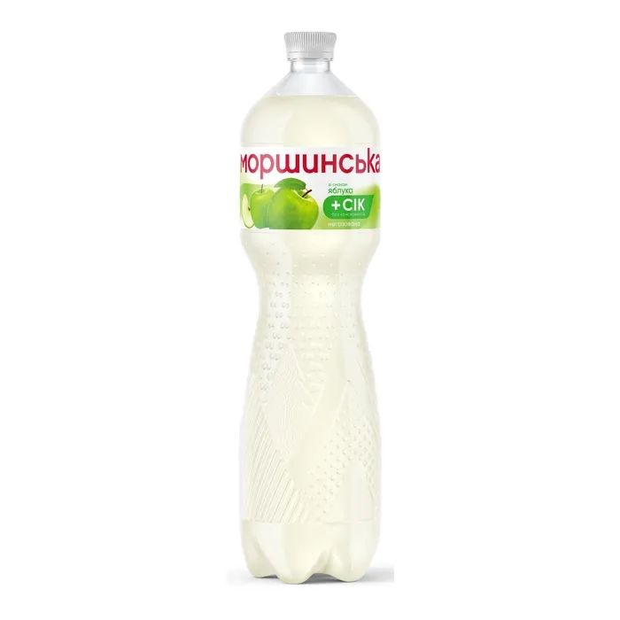 Напиток Моршинська сокосодержащий негазированный со вкусом яблоки 1.5 л (4820017002608) изображение 2