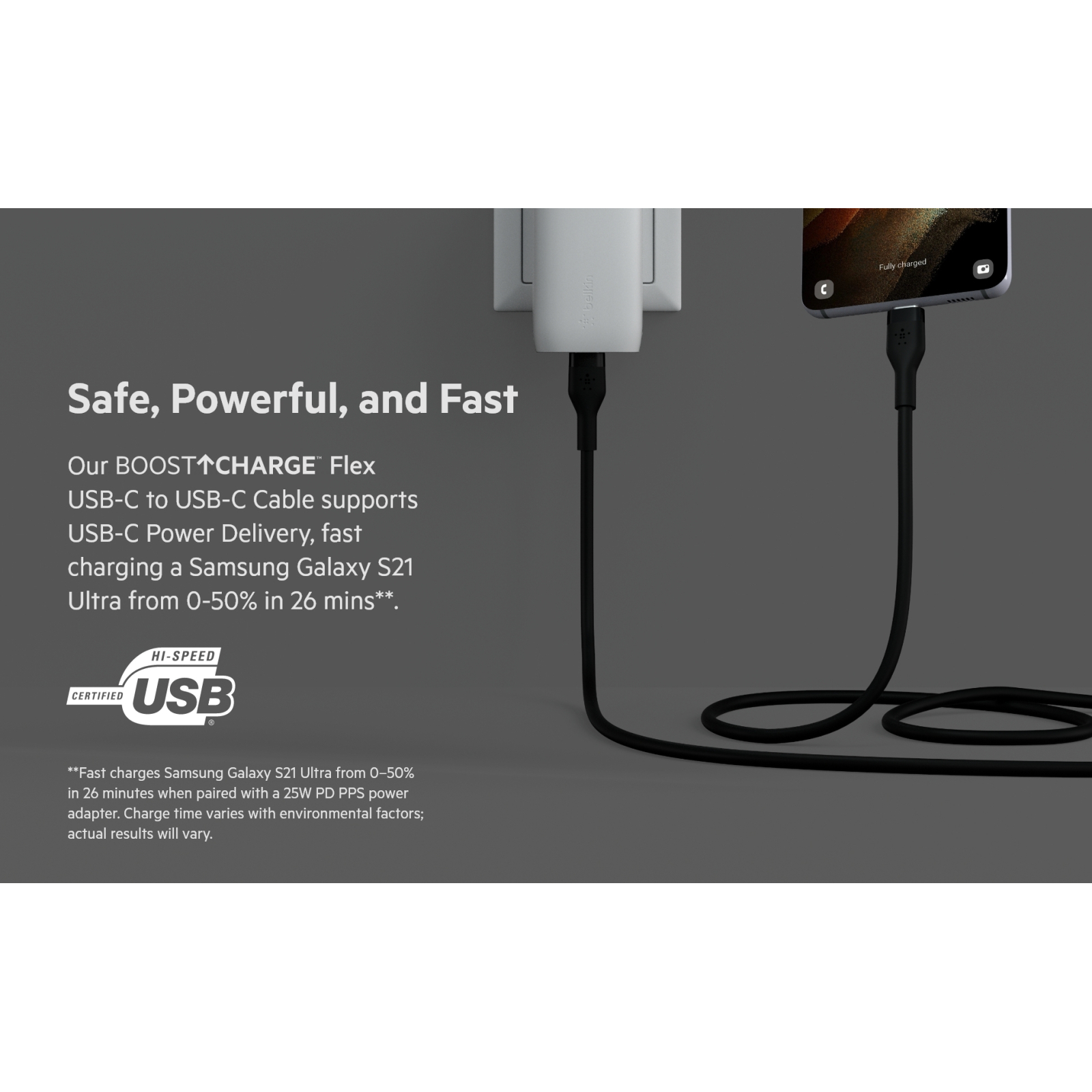 Дата кабель USB-C to USB-C 2.0m 60W Belkin (CAB009BT2MBK) зображення 10