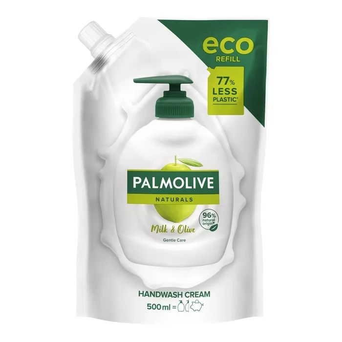 Рідке мило Palmolive Naturals Інтенсивне зволоження Молочко та оливка дой-пак 500 мл (8003520039545)