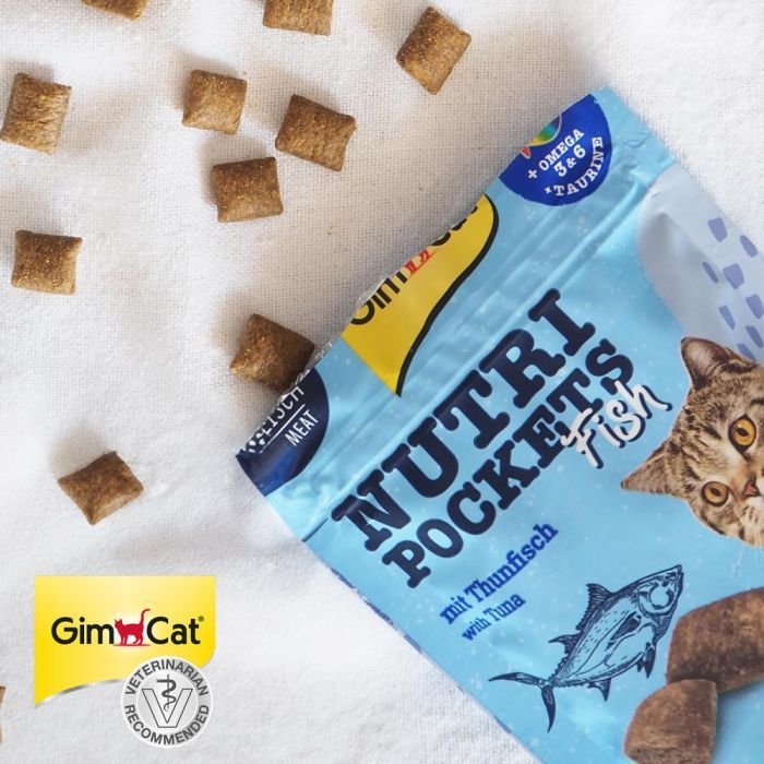 Лакомство для котов GimCat Nutri Pockets Fish Тунец 60 г (4002064419633) изображение 5