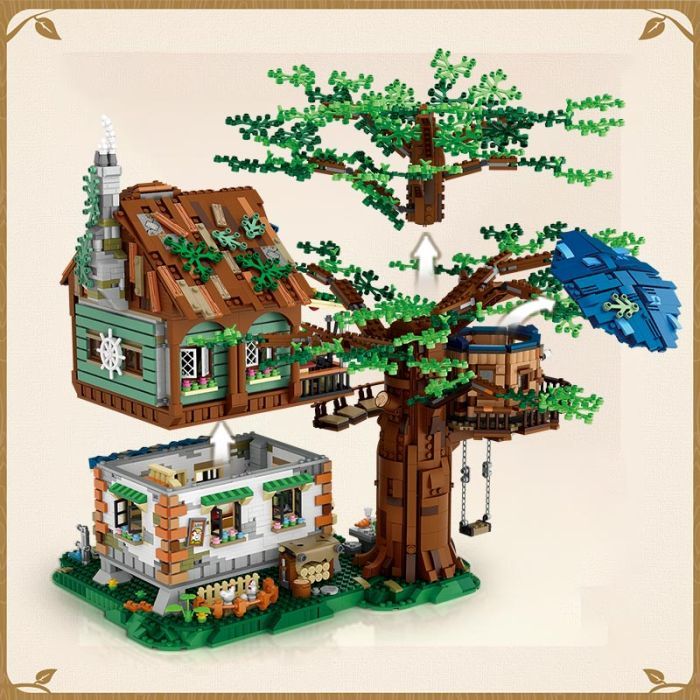 Конструктор LOZ mini Будинок на дереві без фігурок (1033) зображення 4