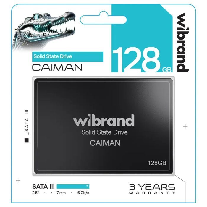 Накопитель SSD 2.5" 128GB Caiman Wibrand (WI2.5SSD/CA128GBST) изображение 2
