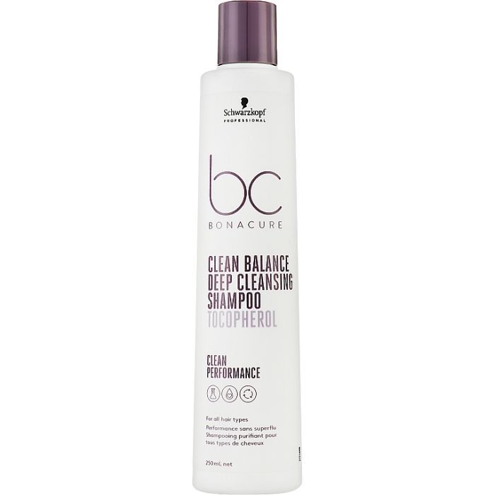 Шампунь Schwarzkopf Professional ВС Bonacure Clean Balance Deep Cleansing Shampoo 250 мл (4045787726152)