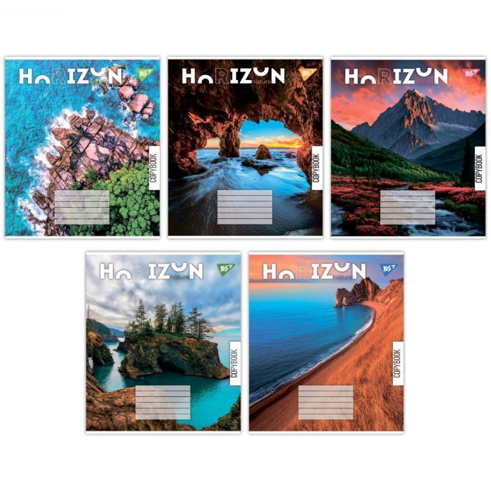 Зошит Yes Horizon nature 48 аркушів клітинка (767110)