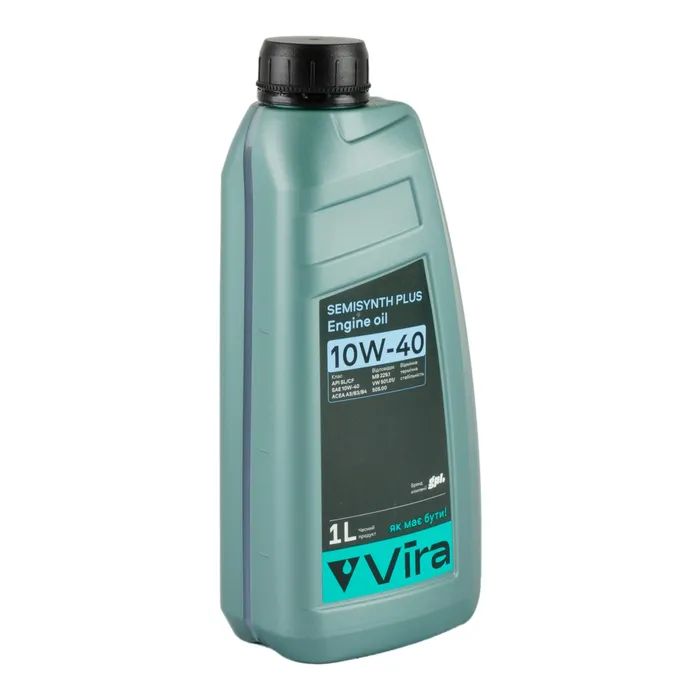 Моторное масло VIRA Semisynthetic Plus 10W-40 1 л (VI0351) изображение 2