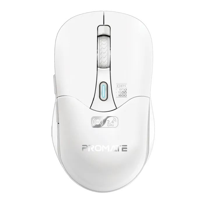 Мышка Promate Samo Wireless/Bluetooth White (samo.white)