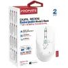Мышка Promate Samo Wireless/Bluetooth White (samo.white) изображение 2