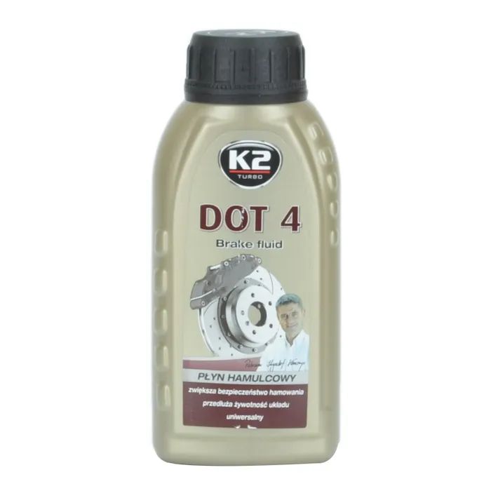 Тормозная жидкость K2 Turbo Brake Fluid DOT 4 0,25 л (T124)