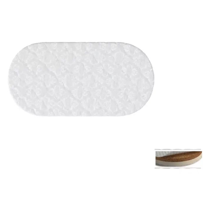 Матрац для дитячого ліжечка Ingvart Smart Bed Oval кокос+латекс, 60х72 см (343) зображення 2