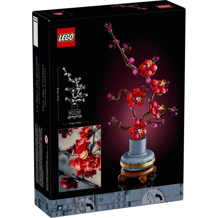 Конструктор LEGO Icons Сливовый цвет 327 деталей (10369) изображение 6