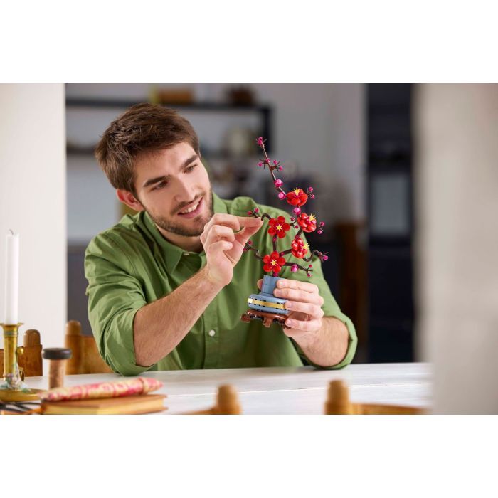 Конструктор LEGO Icons Сливовый цвет 327 деталей (10369) изображение 7