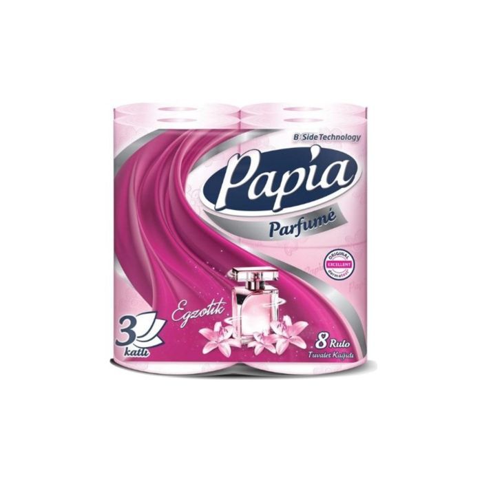 Туалетная бумага Papia Parfume 3 слоя 8 рулонов (8690536023448)