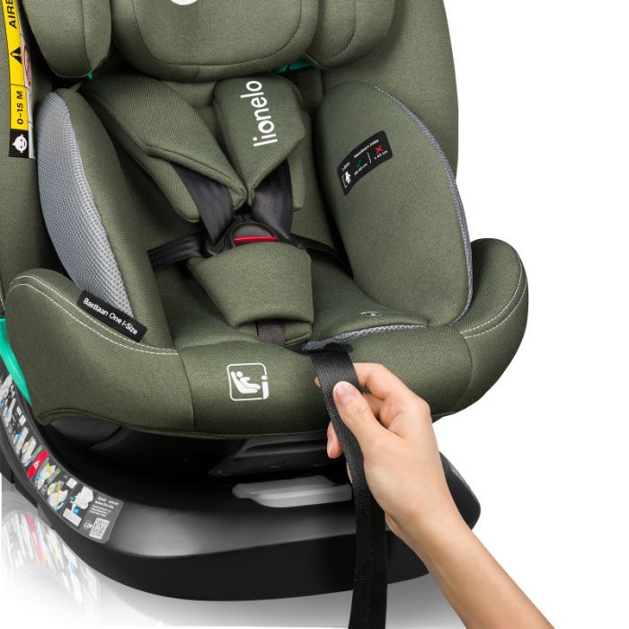Автокресло Lionelo Bastiaan One I-size Grey Stone (LO-BASTIAAN ONE I-SIZE GREY STONE) изображение 9