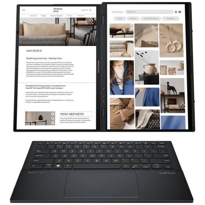 Ноутбук ASUS Zenbook DUO UX8406MA-QL405W (90NB12U1-M00NB0) зображення 2