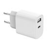 Зарядное устройство Gembird 1xUSB-A+1xUSB-C 5V/2.4A (12W) white (TA-UC-2AC12-01) изображение 3