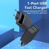 Зарядное устройство Vention 1xUSB 18W (USB-A) QC3.0 black (FABB0-EU) изображение 4
