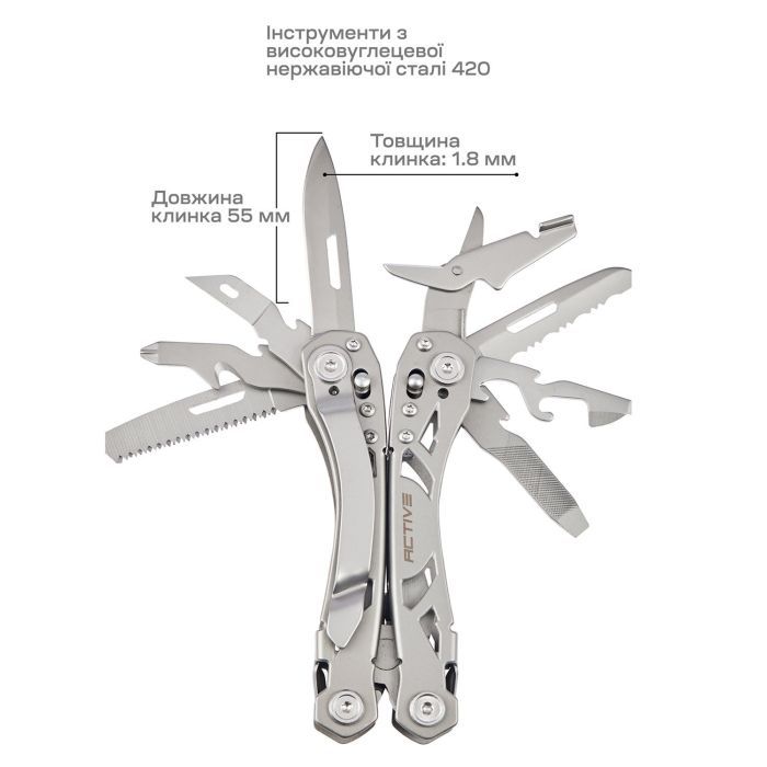 Мультитул Active Crab (GHK-PL102) изображение 9