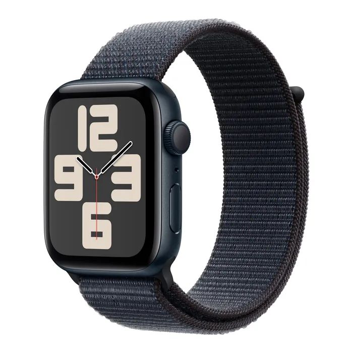 Смарт-годинник Apple Watch SE 2024 GPS 44mm Starlight Aluminium Case with Lake Green Sport Loop (MXEW3QH/A)