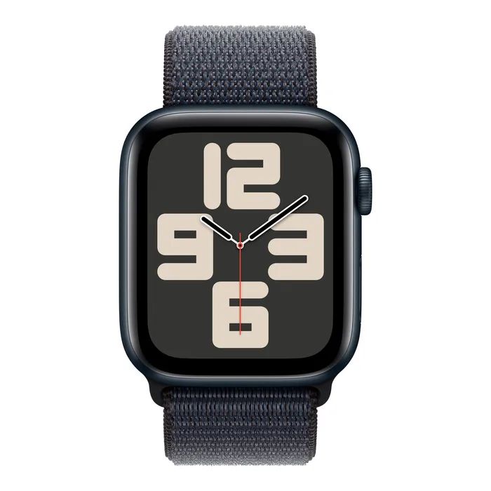 Смарт-годинник Apple Watch SE 2024 GPS 44mm Starlight Aluminium Case with Lake Green Sport Loop (MXEW3QH/A) зображення 2