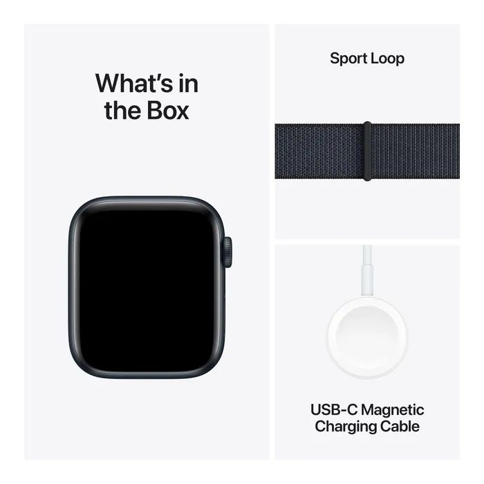 Смарт-годинник Apple Watch SE 2024 GPS 44mm Starlight Aluminium Case with Lake Green Sport Loop (MXEW3QH/A) зображення 6