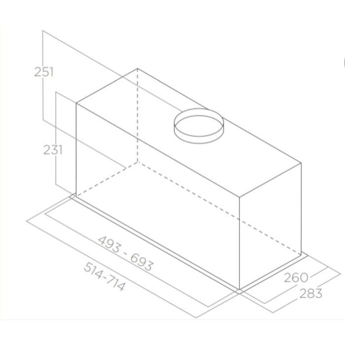 Витяжка кухонна Elica CT23 GR/A/52 зображення 8