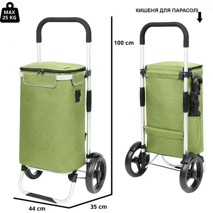 Сумка-тележка ShoppingCruiser Allround 41 л Blue (930023) изображение 3