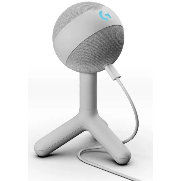 Микрофон Logitech G Yeti Orb RGB Gaming Mic with Lightsync Off-White (988-000558) изображение 2