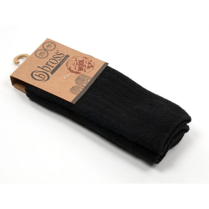 Носки детские Bross теплые в рубчик (3692-3-5-black) изображение 2