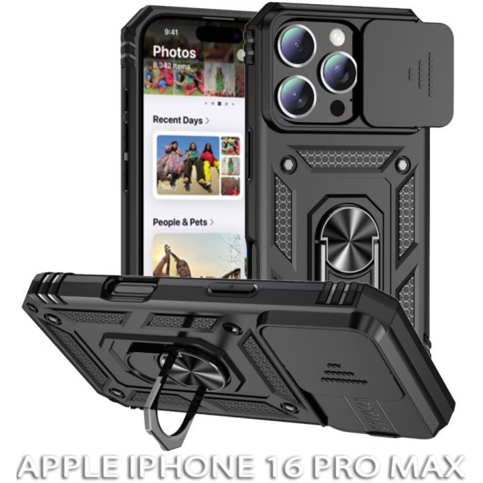 Чехол для мобильного телефона BeCover Military Apple iPhone 16 Pro Max Black (712156)