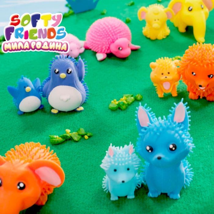 Антистресс #sbabam Стретч-игрушка в виде животного серии Softy friends - Милая семья (8/SC22) изображение 7