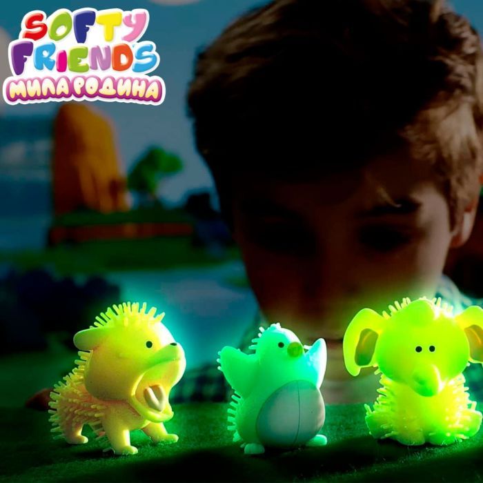 Антистресс #sbabam Стретч-игрушка в виде животного серии Softy friends - Милая семья (8/SC22) изображение 8