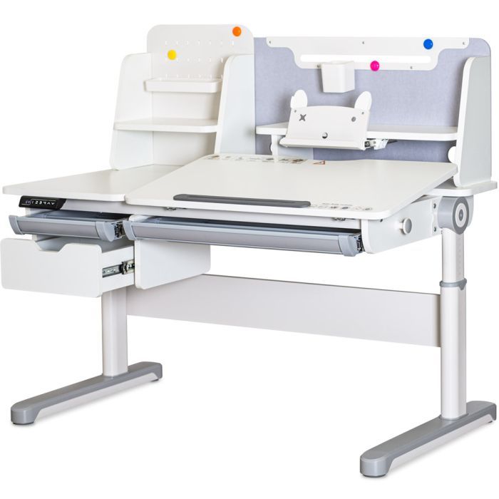 Парта Mealux Milton Electro Grey (BD-730 WG)