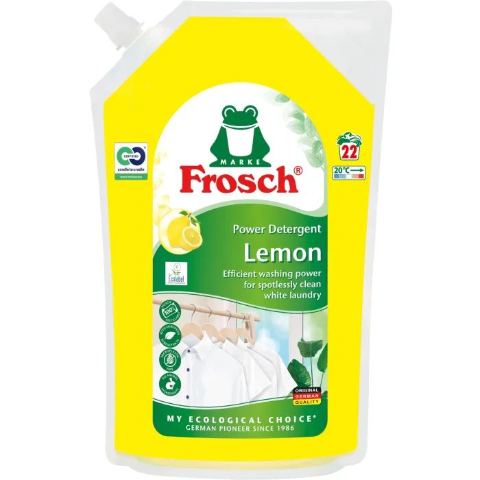 Гель для стирки Frosch Лимон Дой-пак 1.5 л (4009175968302)