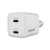 Зарядний пристрій Canyon CU35CC GaN 35W 2xPD EU White (CNS-CUW35CC) зображення 4