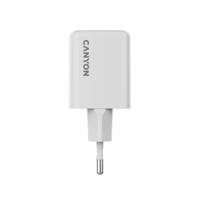 Зарядний пристрій Canyon CU35CC GaN 35W 2xPD EU White (CNS-CUW35CC) зображення 5