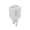 Зарядний пристрій Canyon CU35CC GaN 35W 2xPD EU White (CNS-CUW35CC)