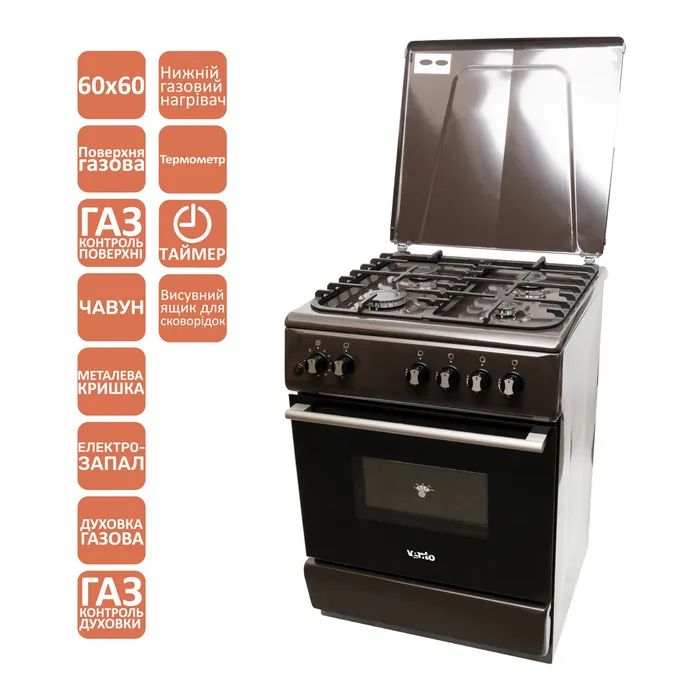 Плита Ventolux GG 6060 CS (WH) T изображение 2