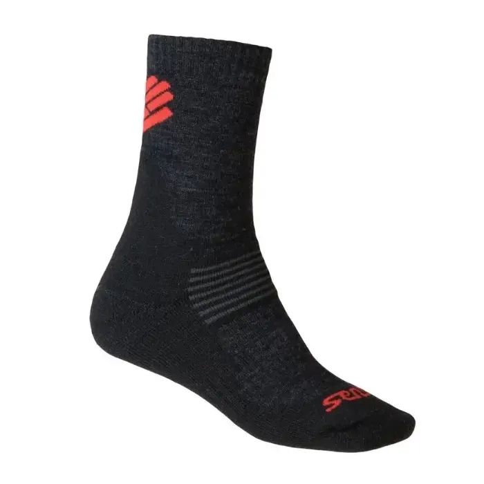 Носки Sensor Expedition Merino black/red 13200081 6-8 (SU41EM-black-red-6-8)