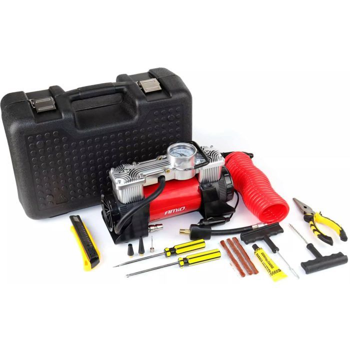 Автомобильный компрессор AMiO 12V HQ ACOMP-18 (02640) изображение 4