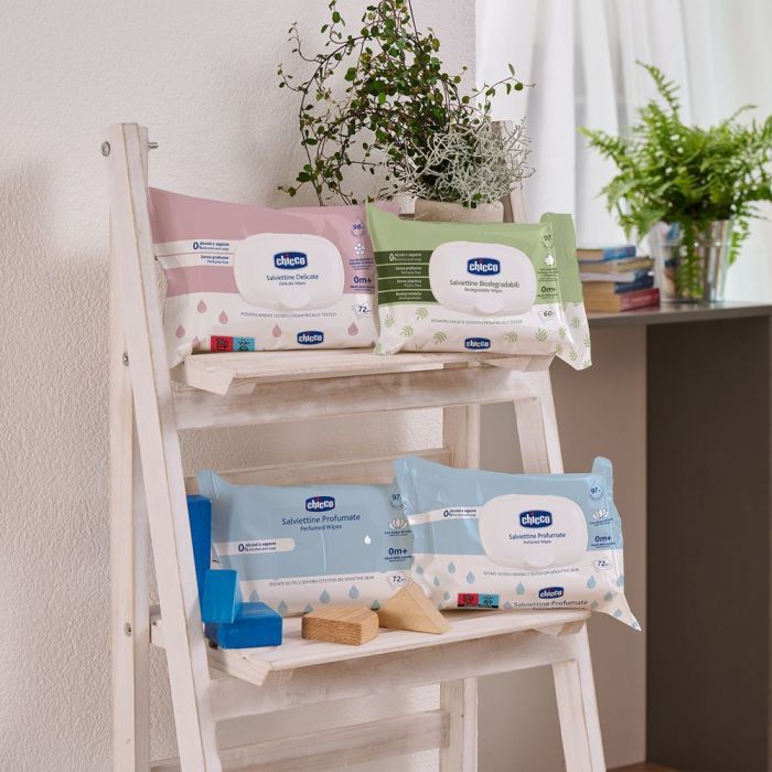 Детские влажные салфетки Chicco мягкие очищающие, 72 шт. (12050.00) изображение 7