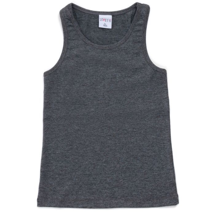 Майка детская Lovetti базовая (13-138-128-gray)