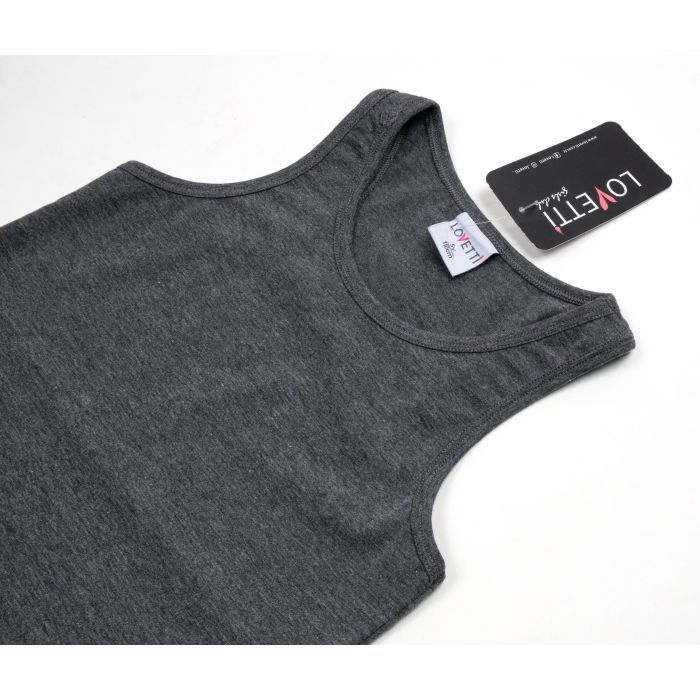 Майка детская Lovetti базовая (13-138-128-gray) изображение 3