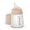 Набір для годування новонароджених Suavinex Zero. Zero Beige (пляшка 180 мл + пустушка) (308426) зображення 3