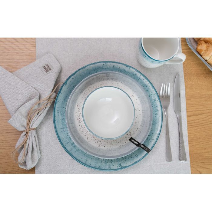Салатник Ardesto Siena 11.5см, порцеляна, біло-блакитний (AR2914SWB) изображение 2